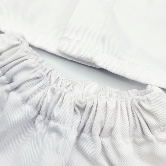 Build a Bear Karate Bear Stuffed Animal Plush Cream & White Karate Gi Outfit 15" - Picture 6 of 8